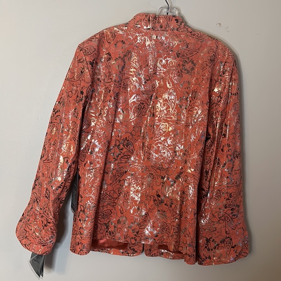 Pamela McCoy Floral Leather Jacket - Picture 3 of 11